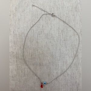 Evil Eye dainty Necklace by Sunday Forever